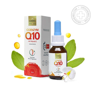 CannSol Coenzyme Q10 complex for skin elasticity and firmness with coenzyme Q10  and vitamin E, 30 ml.