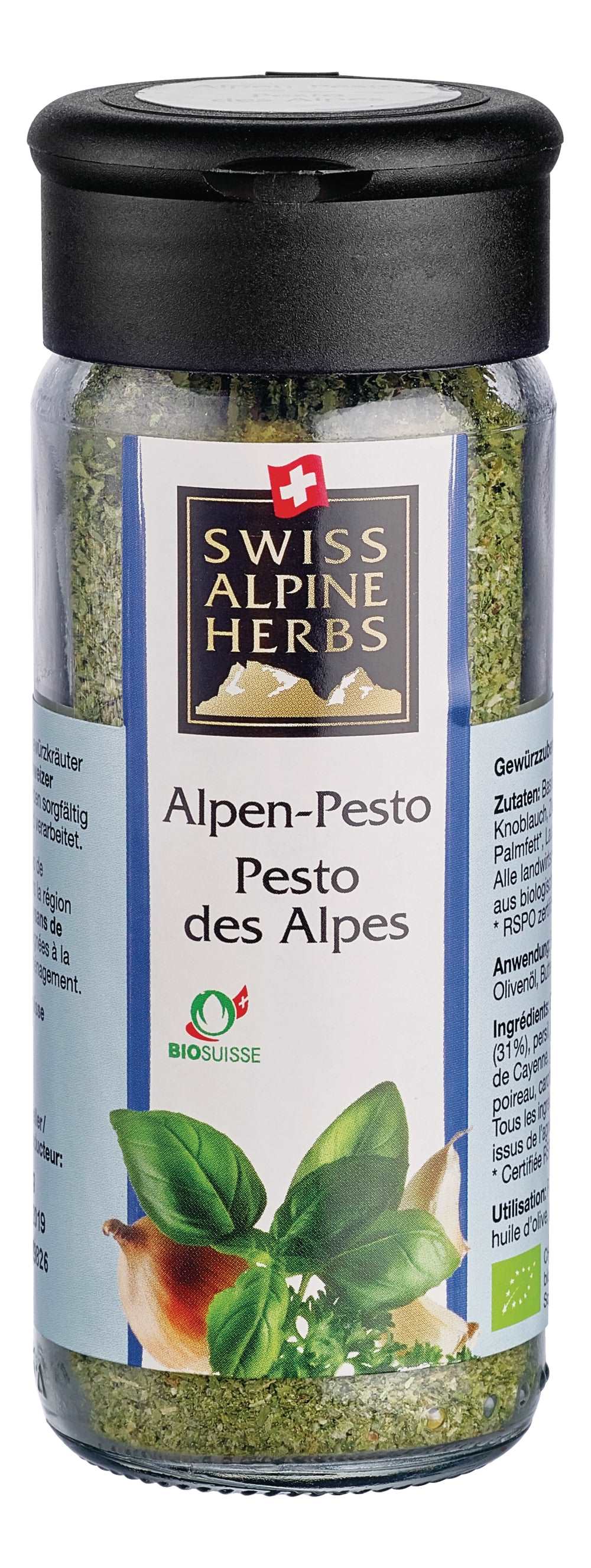 Swiss Alpine Herbs Organic Spice Blend Alpine Pesto, 30g Swiss Herbs