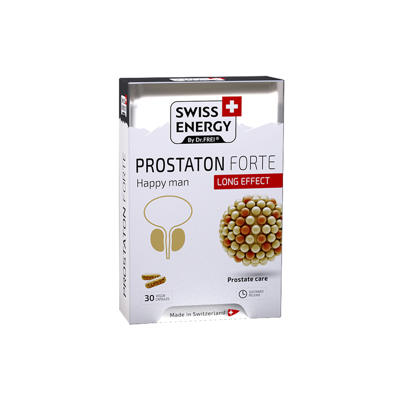 Swiss Energy, PROSTATON FORTE complex for healthy prostation system, 30 sustained-release capsules