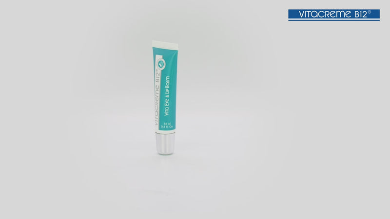 Vitacreme B12 anti-aging fuktighetsbalsam för huden runt ögon och läppar, 15 ml.