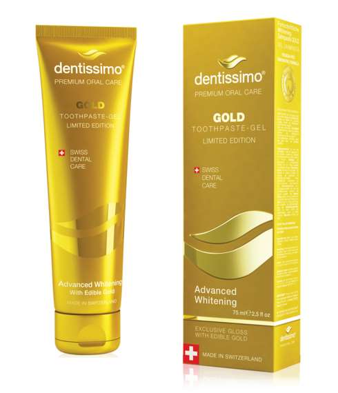 DENTISSIMO Advanced Whitening Gold whitening toothpaste, 75 ml