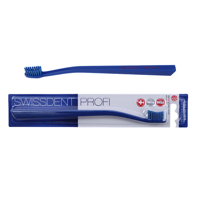 SWISSDENT PROFI COLOURS Toothbrush SOFT-MEDIUM (blue&blue)