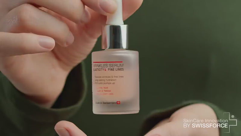 Swissforce anti-rynke serum til øjeblikkelig opstramning af huden, 15 ml.