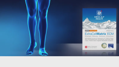 Swiss Alp Health Extra Cell vitaminkompleks til sener, ledbånd, knogler og brusk, 30 poser