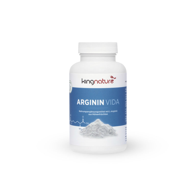 Kingnature Arginin Vida pure L-arginine for high physical activity, 240 capsules