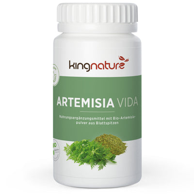 Kingnature Artemisia Vida estratto di artemisia per il supporto del sistema immunitario, 72 capsule