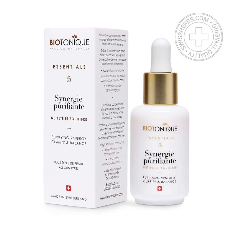BIOTONIQUE PURIFYING SYNERGY Clarity & Balance pore tightening serum for sensitive skin