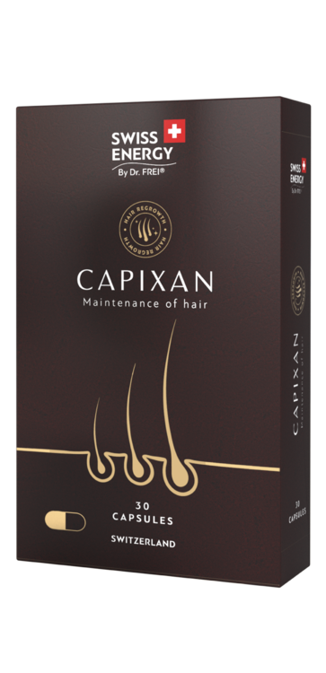 Swiss Energy, vitamins Capixan, promotes healthy hair growth and strengthening hair and increasing their volume, 30 capsules