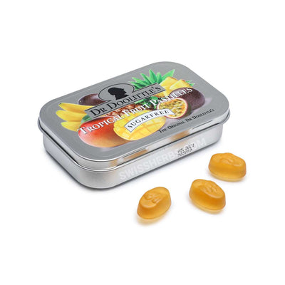 Dr Doolittle's soft pastilles against a sore throat with tropical fruits flavor and vitamin C, 70 gr.