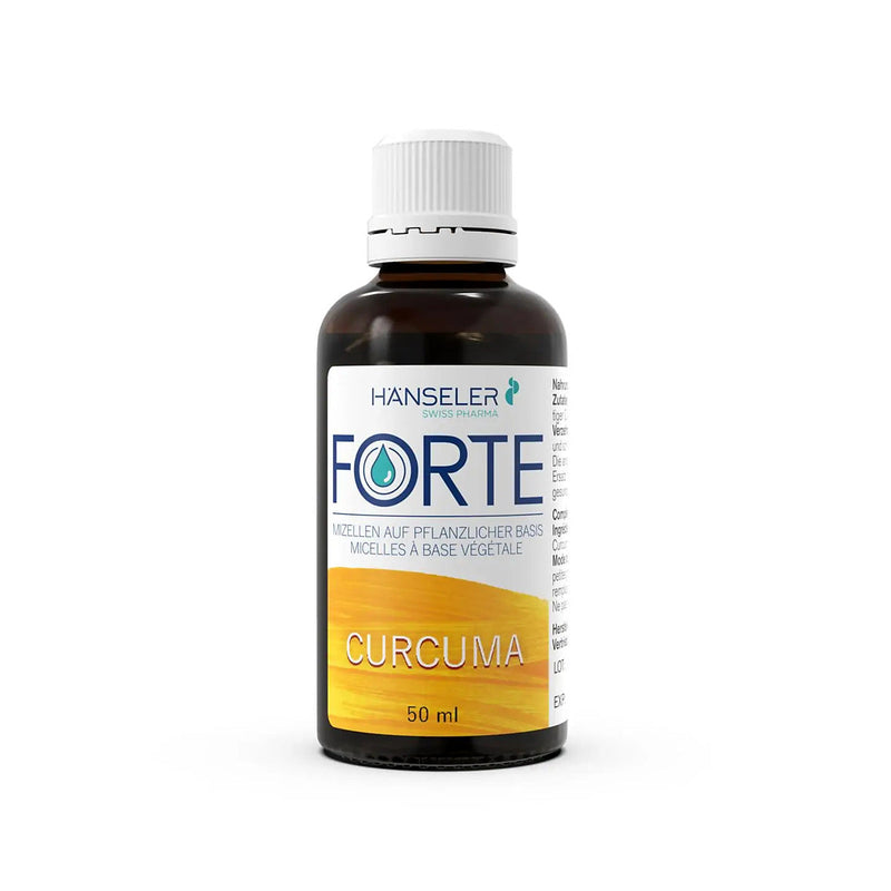HÄNSELER Forte Estratto di curcuma con effetti antinfiammatori e antiossidanti, 50 ml.