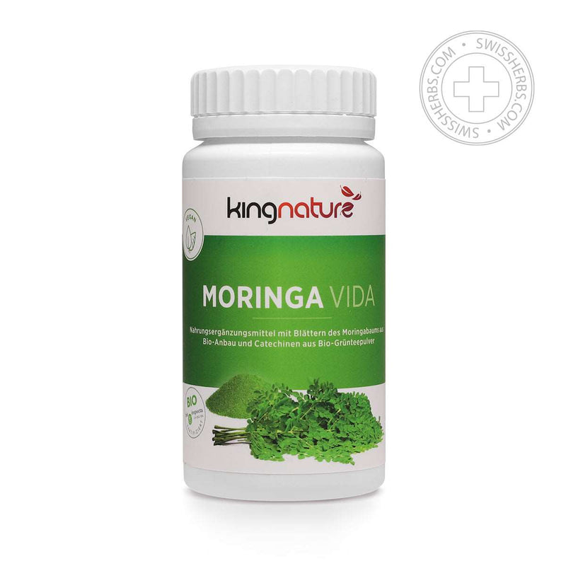 Kingnature Moringa Vida natural multivitamins based on Moringa extract, 72 capsules
