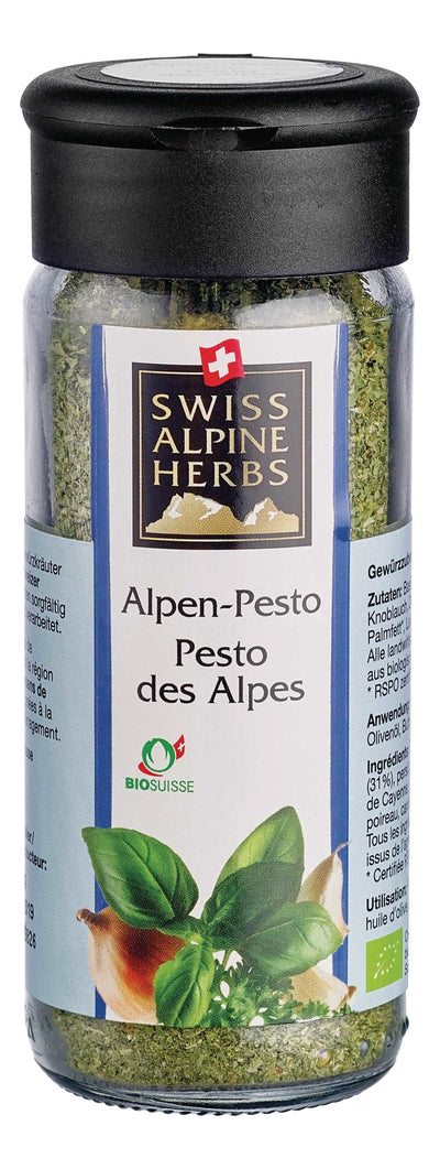 Swiss Alpine Herbs Organic Spice Blend Alpine Pesto, 30g