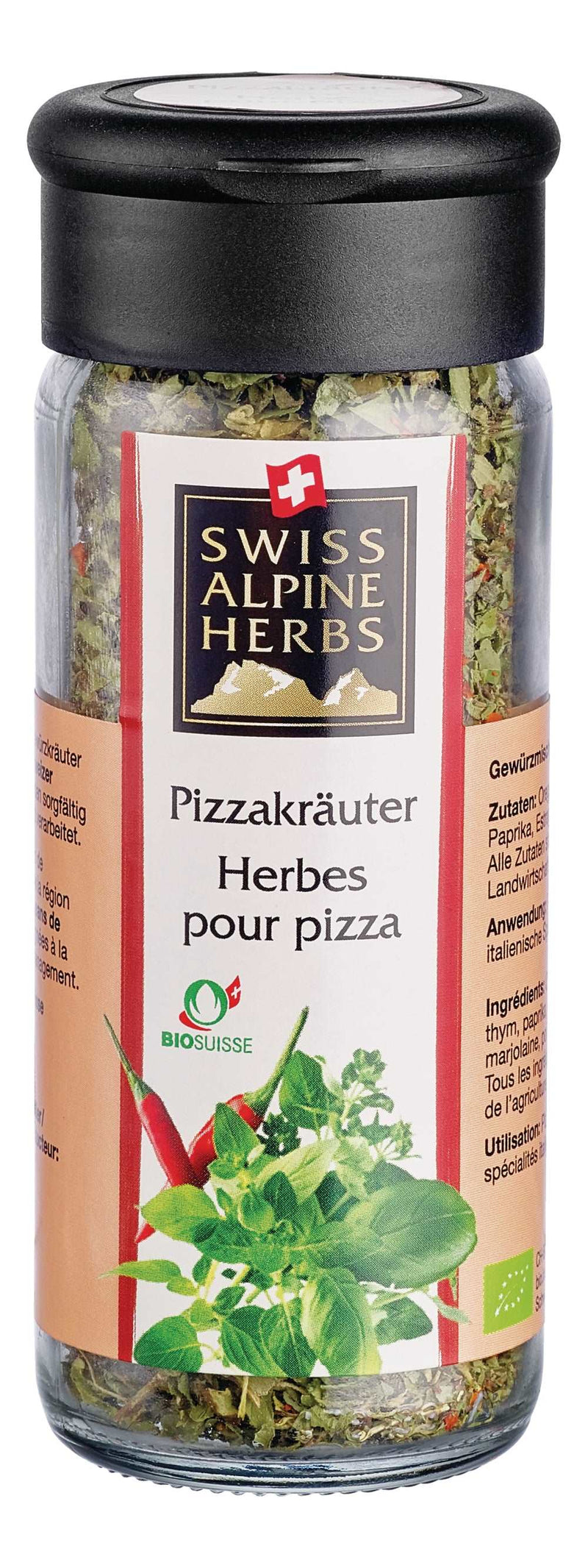 Swiss Alpine Herbs Organic Spice Blend Pizza Herbs, 12g