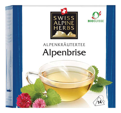 Swiss Alpine Herbs Organic Herbal Tea Alpine Feeling, 14x1g