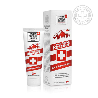 SWISS ORIGINAL healing rescue cream, 10 swiss herbs + bisabolol + dexpanthenol, 40ml.