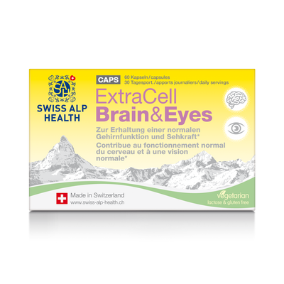 Complesso vitaminico Swiss Alp Health Extra Cell Brain and Eyes, 60 capsule vegetali