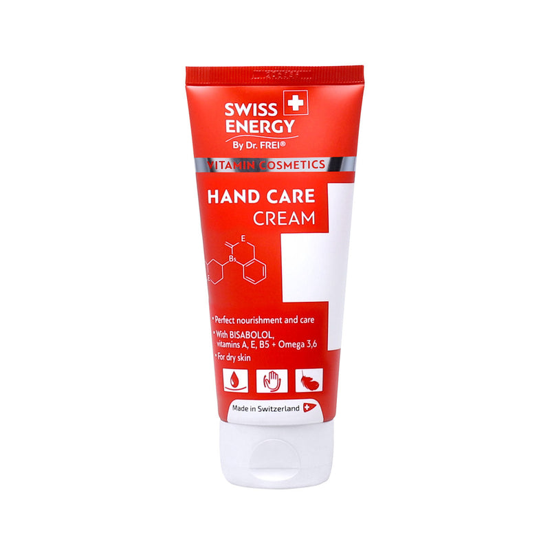 Swiss Energy, Hand Care Cream mit Bisabolol + Vitaminen und Omega 3-6, perfekt nähren und pflegen (75 ml)