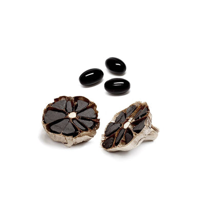 Swiss Energy Herbs, Black Garlic екстракт от черен чесън с витамини от група В, 20 капсули
