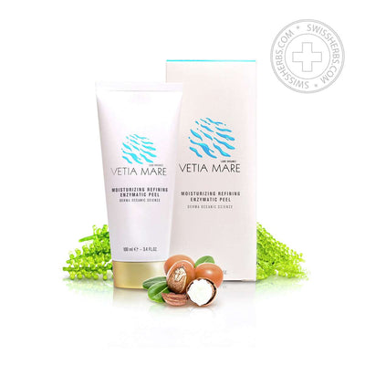 VETIA MARE cleansing and hydrating enzymatic peeling for face, neck and décolleté, 100 ml.
