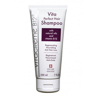 Vitacreme B12 Vita Perfect Shampoo rivitalizzante e rinforzante per capelli, 200 ml.