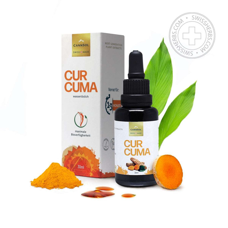 CannSol water soluble turmeric, anti-inflammatory and antioxidant agent 30 ml.