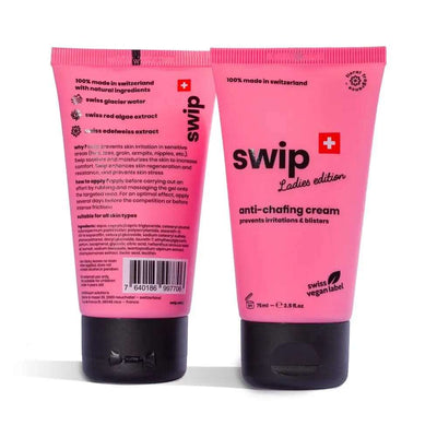 SWIP anti-chafing cream ladies edition| anti-chafing cream preventing rashes and blisters, veggie formula, 75 ml.